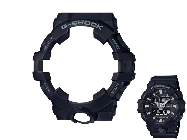 Oryginalny bezel Casio G-Shock GA-700-1B czarny matowy